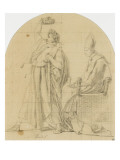 L'empereur Napoléon Ier se couronnant lui-même Lámina giclée por Jacques-Louis David L'empereur Napoléon Ier se couronnant lui-même Lámina giclée por Jacques-Louis David