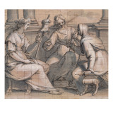 Les trois Parques reproduction procédé giclée par Giovanni Battista Paggi