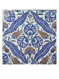 Carreau aux lèvres bleues dites "lèvres de Bouddha" et sequins Giclée-Druck