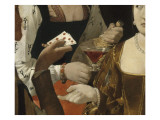 Le Tricheur à l'as de carreau Lámina giclée por Georges de La Tour