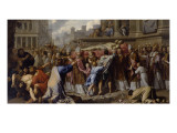 Transfer of the Body of St. Gervais and St. Protais Giclee Print by Philippe De Champaigne