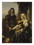 Le capucin médecin (1860) Giclee Print by Jean Victor Schnetz