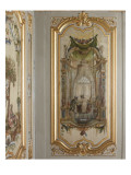 Panneau de boiserie provenant de la "Petite Singerie". Giclee Print by Christophe Huet