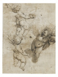Trois angelots Lámina giclée por Federico Barocci