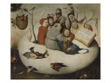 Le concert dans l'oeuf (Satire de l'alchimie symbolis?par l'oeuf philosophique) Lámina giclée por Jérôme Bosch Le concert dans l'oeuf (Satire de l'alchimie symbolis?par l'oeuf philosophique) Lámina giclée por Jérôme Bosch