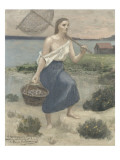 La pêcheuse Lámina giclée por Pierre Puvis de Chavannes La pêcheuse Lámina giclée por Pierre Puvis de Chavannes