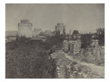 Les sept tours avec le télégraphe reproduction procédé giclée par Felice Beato