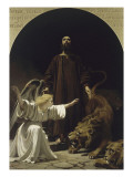 Le Prophète Daniel Reproduction procédé giclée par Jules Claude Ziegler