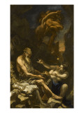 La tentation de Saint Antoine Giclée-tryk af Alessandro Magnasco La tentation de Saint Antoine Giclée-tryk af Alessandro Magnasco