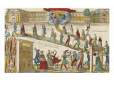 Le chemin du ciel et le chemin de l'enfer reproduction procédé giclée