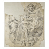 La Réformation de la Justice Giclee Print by Charles Le Brun