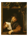 Le Liseur à la fenêtre Lámina giclée por Adrien Van Ostade