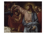 La Résurrection du fils de la veuve de Naïm reproduction procédé giclée par Jean-Baptiste Joseph Wicar