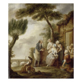 Le Jardinier Giclee Print by François Louis Joseph Watteau