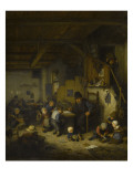 Le Maître d'école Giclée-Druck von Adrien Van Ostade