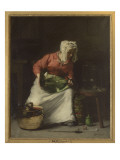 La ménagère Giclee-trykk av Joseph Bail