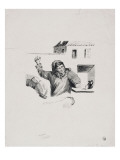Le Camionneur, 1er t reproduction procédé giclée par Eugene Delacroix