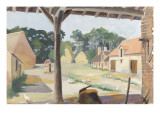 The Farmyard the Lower Brushes Vouzon (Loir-Et-Cher) Giclee Print