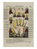 La main puissante Reproduction procédé giclée