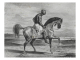 Le nègre à cheval reproduction procédé giclée par Eugene Delacroix
