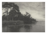 the Haunt of the Pike (le repair du brochet) Giclee Print by Peter Henry Emerson