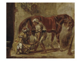 Le Maréchal-Ferrant reproduction procédé giclée par Eugene Delacroix