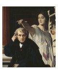The Composer Cherubini and the Muse of Lyric Poetry reproduction procédé giclée par Jean-Auguste-Dominique Ingres