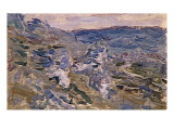 Les côteaux près de Vétheuil reproduction procédé giclée par Claude Monet
