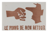 Le poing de non retour Lámina giclée Le poing de non retour Lámina giclée