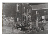 Le groupe folklorique de Lagny-sur-Marne, "La Brie", en costume traditionnel Giclée-Druck