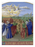 Le Livre d'Heures d'Etienne Chevalier : Les Heures de la Vierge, Les Funérailles de la Vierge Giclee Print by Jean Fouquet