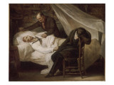 La Mort de Géricault reproduction procédé giclée par Ary Scheffer