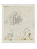 Trois figures conversant et une étude d'épaule Giclée-tryk af Domenico Beccafumi Trois figures conversant et une étude d'épaule Giclée-tryk af Domenico Beccafumi