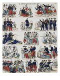 La campagne d'Italie et ses chefs Lámina giclée La campagne d'Italie et ses chefs Lámina giclée