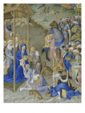 Les Très Riches Heures du duc de Berry reproduction procédé giclée