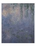 Les Nymphéas : Le Matin aux Saules Giclee Print by Claude Monet