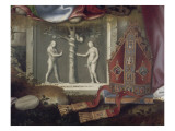 La Vierge et l'Enfant entre Saint Jérôme et Saint Zénobe reproduction procédé giclée par Mariotto Albertinelli