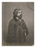 Théophile Gautier, écrivain français (1811-1872) Reproduction procédé giclée par Gaspard Félix Tournachon