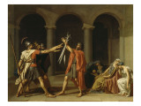 Le Serment des Horaces Giclee Print by Jacques-Louis David