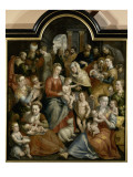 La Parenté de la Vierge reproduction procédé giclée par Martin de Vos