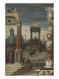 La sibylle de Tibur Lámina giclée por Antoine Caron