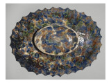 Corbeille sur pied reproduction procédé giclée par Bernard Palissy