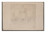 La République, figures allégoriques reproduction procédé giclée par Hippolyte Flandrin