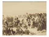 Le Prince impérial offrant une collation aux enfants de troupe le 30 novembre 1860 Reproduction procédé giclée par Adolphe Yvon