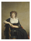 La marquise d'Orvilliers, née Jeanne-Robertine Rilliet reproduction procédé giclée par Jacques-Louis David