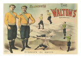 The Walton's, acrobates Giclee Print