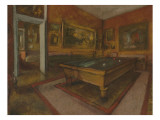 La Salle de billard au Menil Hubert Lámina giclée por Edgar Degas La Salle de billard au Menil Hubert Lámina giclée por Edgar Degas