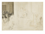 Le jugement de Salomon reproduction procédé giclée par Jean-Auguste-Dominique Ingres