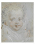 Two Heads of Children, a Front View, the Other Behind reproduction procédé giclée par Federico Barocci
