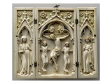 Triptych: Crucifixion with the Virgin and St. John Giclee Print
